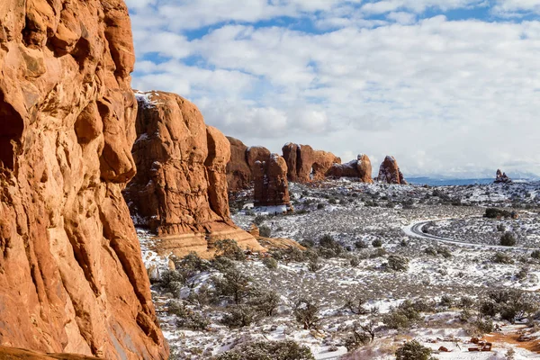 Winter in Arches National Park — Stock Photo, Image