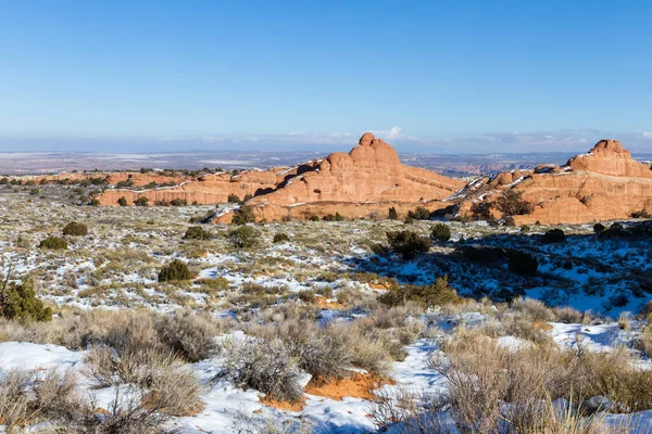 Vinter i Arches National Park — Stockfoto