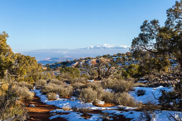 Neve no sudoeste — Fotografia de Stock