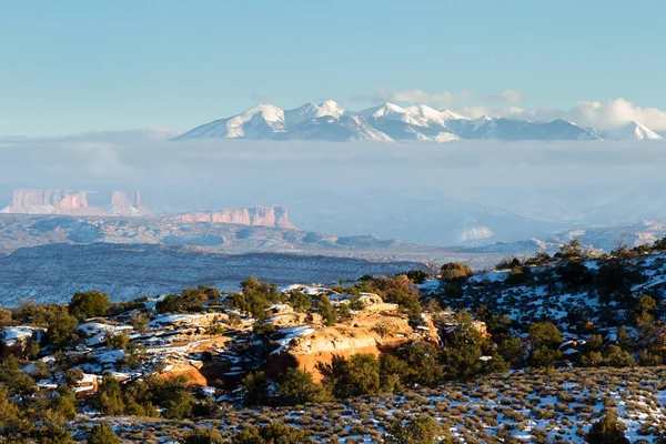 Neve no sudoeste — Fotografia de Stock