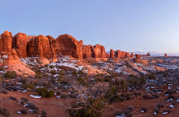 Landskap i arches national park — Stockfoto