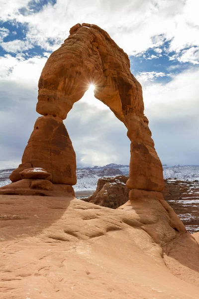 Arco delicado, Parque Nacional Arches — Foto de Stock