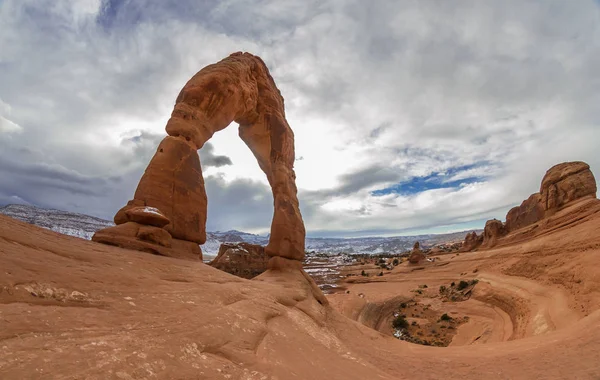 Arco delicado, Parque Nacional Arches — Foto de Stock