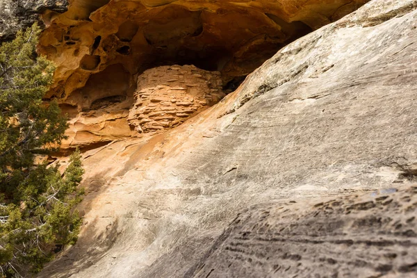 Atalarının Puebloan tahıl ambarı — Stok fotoğraf