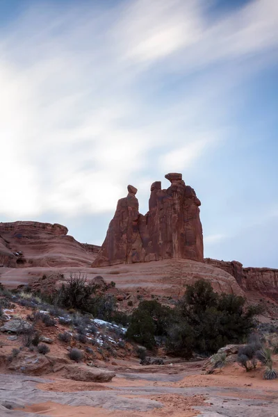 Three Gossips - Arches National Park — Stock Photo, Image