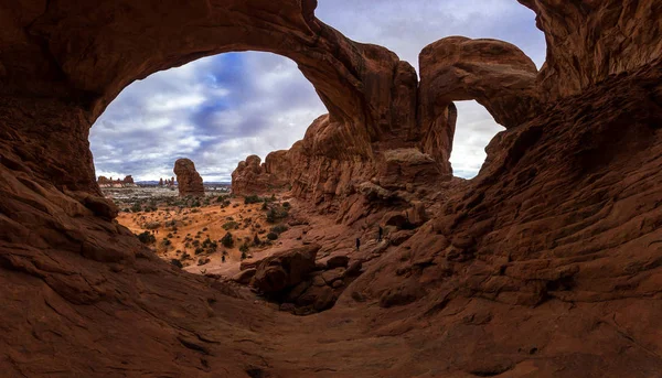 Duble Arch, Arches National Park — Stockfoto