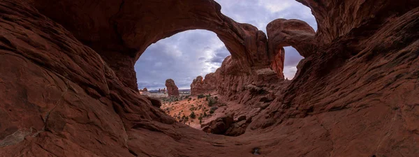 Duble Arch, Parque Nacional Arches — Foto de Stock