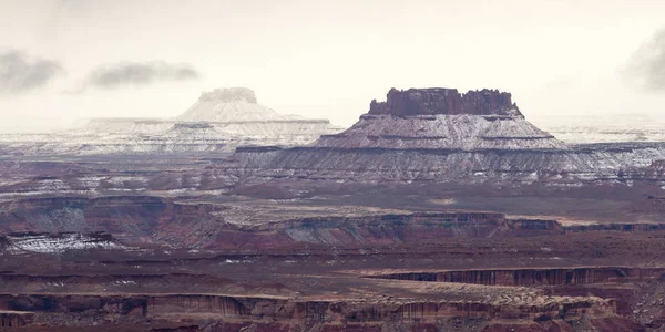 Blick auf den grünen Fluss, Nationalpark Canyonlands — Stockfoto