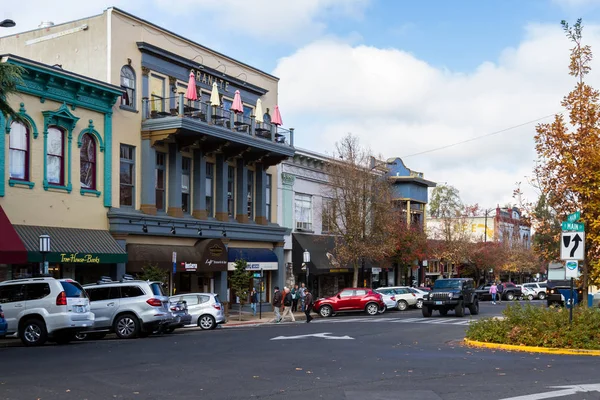 Gå igenom Ashland, Oregon — Stockfoto