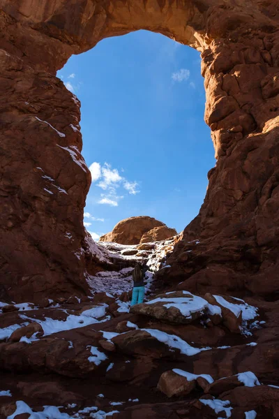 Turret Arch, Arches NP — Stock Photo, Image