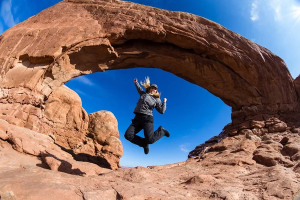 Ventana norte, Arches NP — Foto de Stock