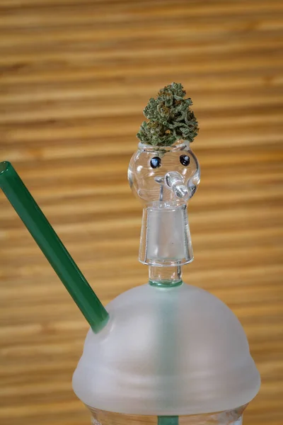 Krásný cannabis bud — Stock fotografie