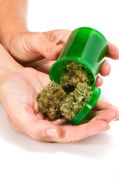 Conceito de cannabis medicinal — Fotografia de Stock