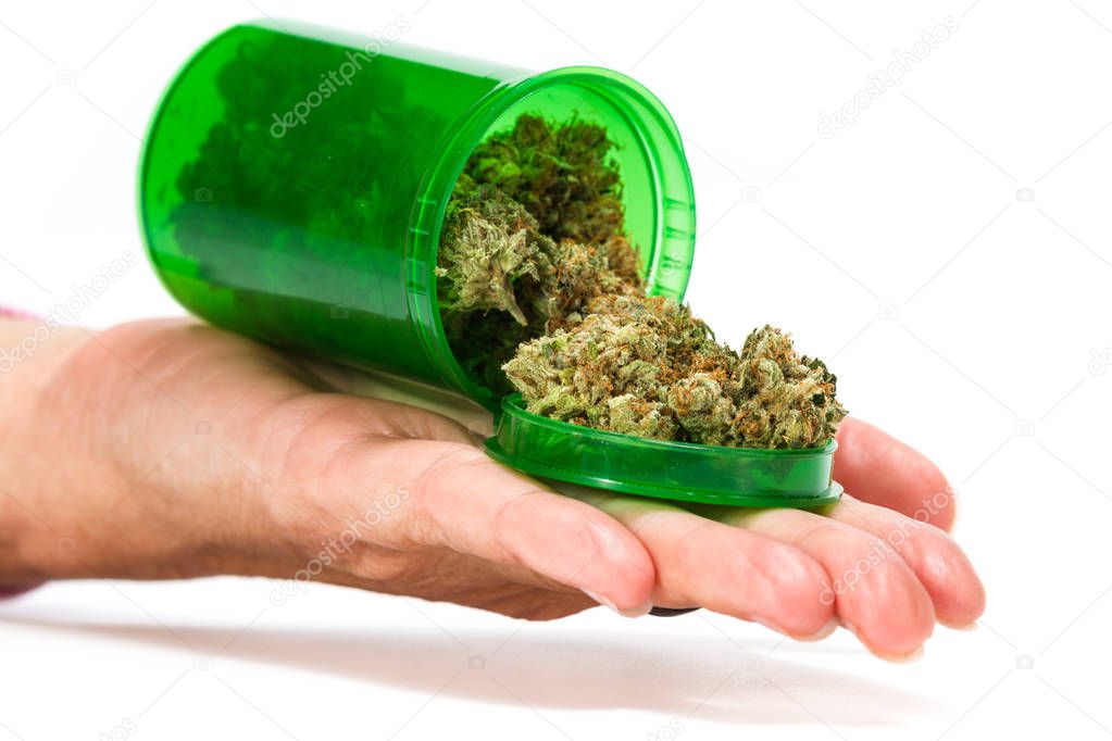 medicinal cannabis concept 