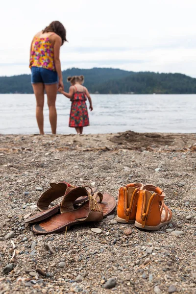 Día en la playa, Coeur d 'Alene — Foto de Stock