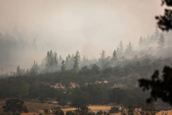 Incêndios Perto Estrada Eagle Point Oregon Setembro 2020 — Fotografia de Stock