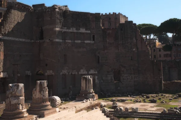 Foro imperiale dell'imperatore Augusto. Roma. Italia  . — Foto Stock