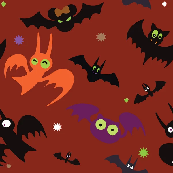 Ensemble Icône Chauve Souris Noire Halloween Silhouettes Chauves Souris Symbole — Image vectorielle