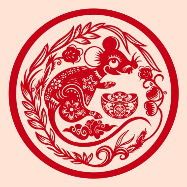 Mutlu Çin Yeni Yılı Fare 2020, Zodyak dev işareti