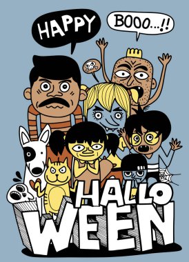 Doodle 'ın El Çizimi Vektör İllüstrasyonu, Çizim çizimi araçları, Düz Tasarım