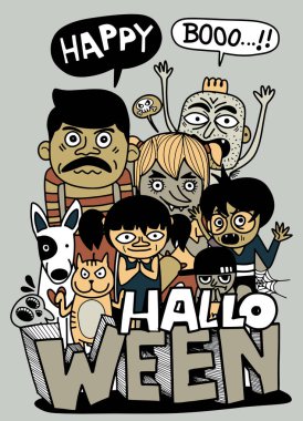 Doodle 'ın El Çizimi Vektör İllüstrasyonu, Çizim çizimi araçları, Düz Tasarım