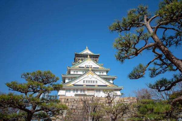 Замок Осака. — стоковое фото