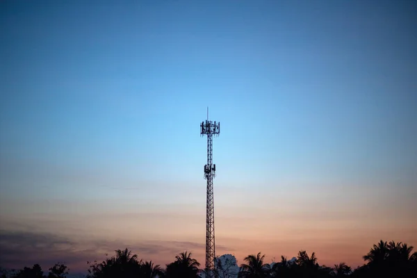 Pólo de sinal de antena — Fotografia de Stock