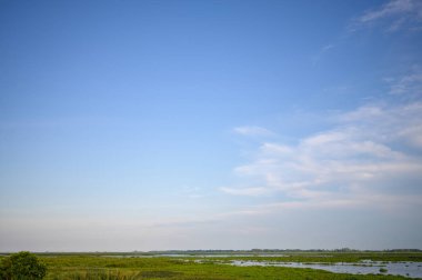 Bulutlu mavi gökyüzü