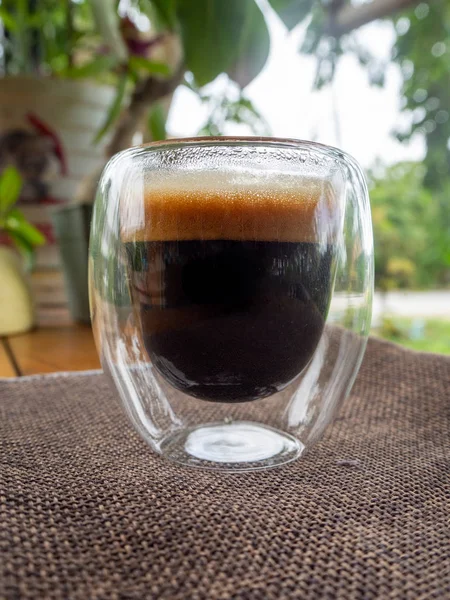 Secangkir espresso di atas meja — Stok Foto