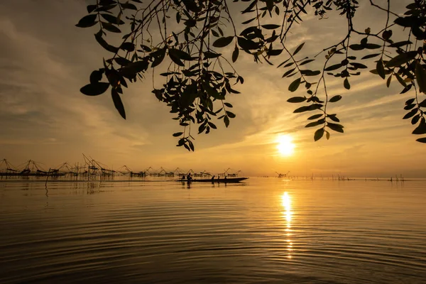 Beautiful sunrise at thailand