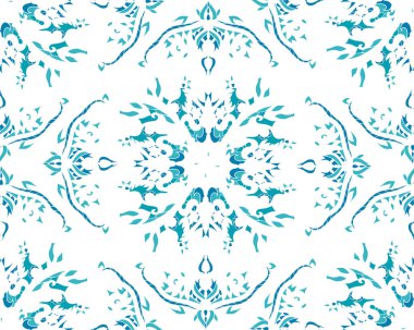 Eski usul arabesk ile kusursuz desen. Vektör illüstrasyonu.