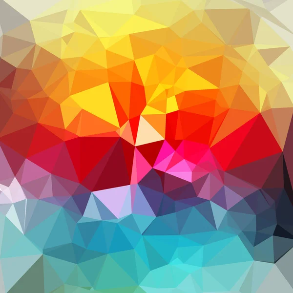 Heller Polygonaler Hintergrund Mit Lichteffekten Vektorillustration — Stockvektor