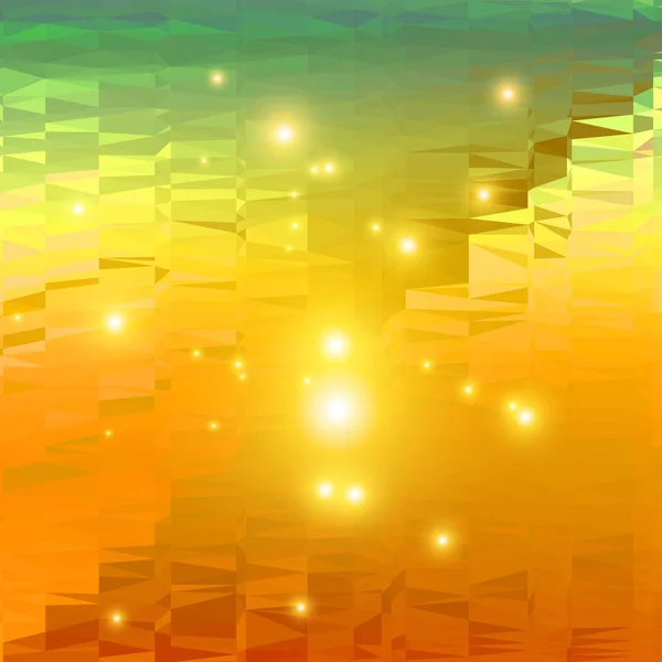 Bright Polygonal Background Light Effects Vector Illustration — Stock Vector