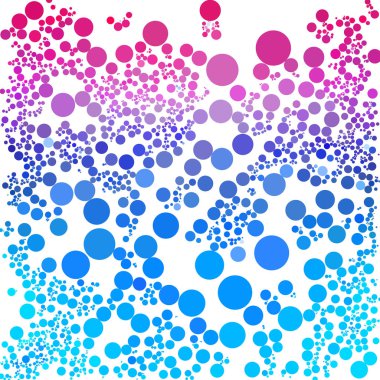 Küçük parlak daireleri olan soyut bir arka plan. Vektör illüstrasyonu