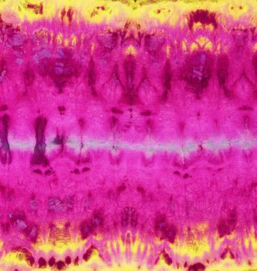 Tie-boya desen Beyaz ipek pembe renk. El boyama kumaş - Nodüler batik. Shibori boyama. 