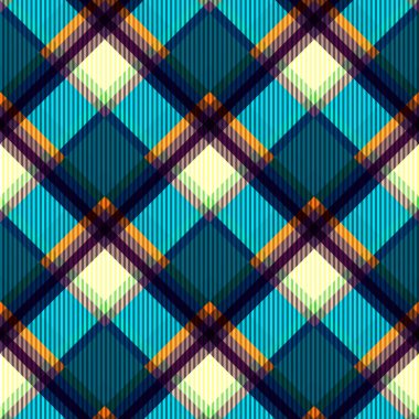 Tartan kumaş dokusu. Kusursuz desen. Vektör illüstrasyonu. 