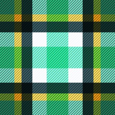 Tartan kumaş dokusu. Kusursuz desen. Vektör illüstrasyonu. 