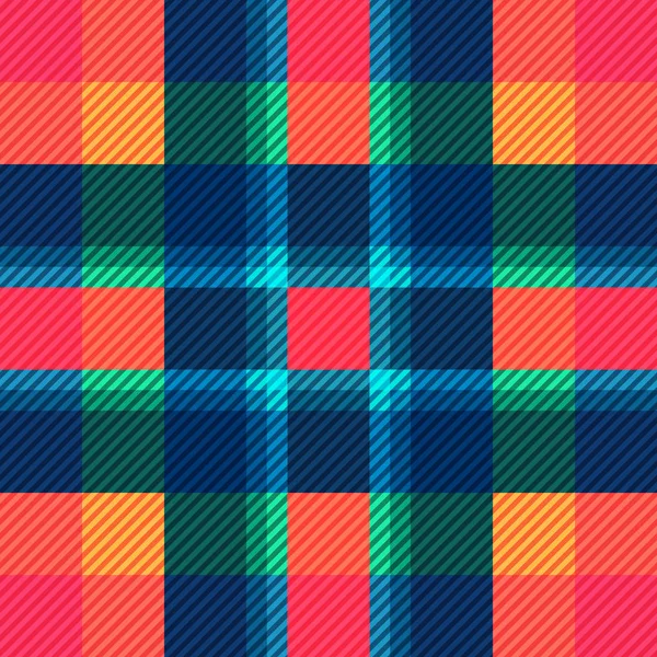 Textura Tecido Tartan Padrão Sem Costura Ilustração Vetorial —  Vetores de Stock