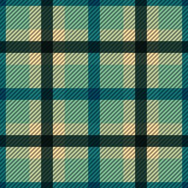 Tartan kumaş dokusu. Kusursuz desen. Vektör illüstrasyonu. 