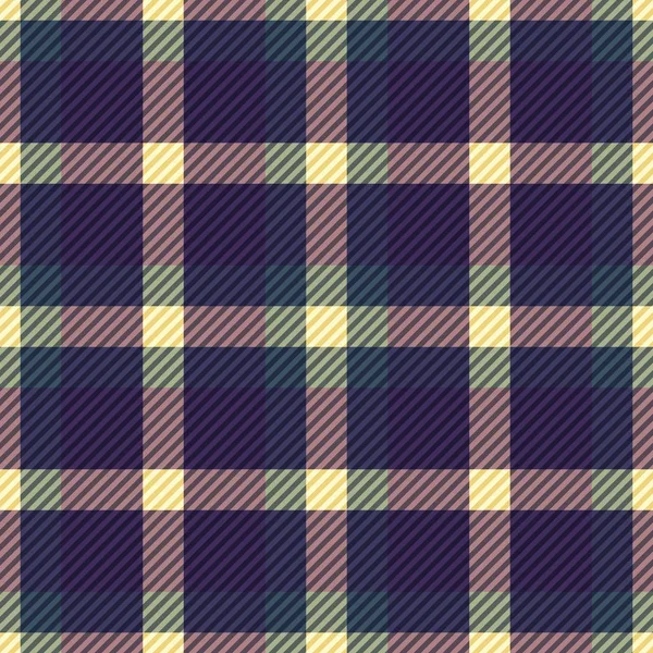 Textura Tecido Tartan Padrão Sem Costura Ilustração Vetorial — Vetor de Stock