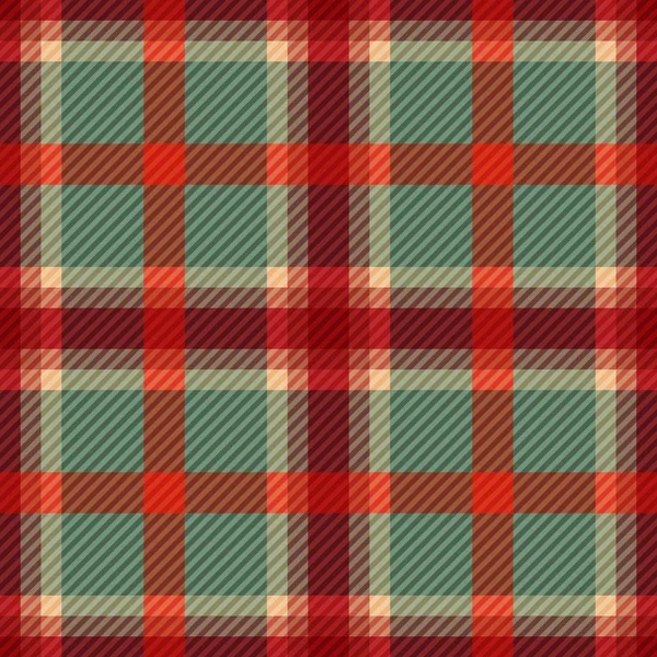 Tartan Fabric Texture Seamless Pattern Vector Illustration — Stock Vector