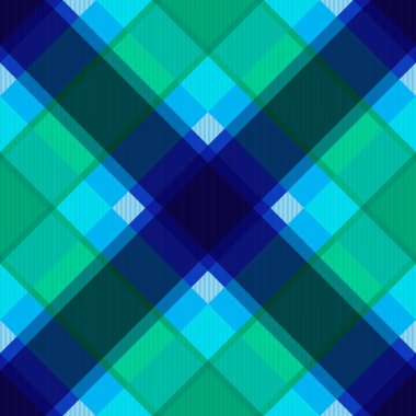 Tartan kumaş dokusu. Kusursuz desen. Vektör illüstrasyonu
