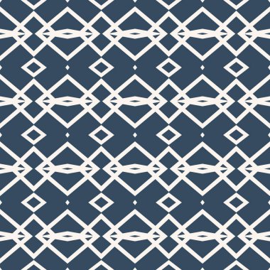 Siyah ve beyaz pürüzsüz desen. Geometrik süs. Vektör illüstrasyonu  