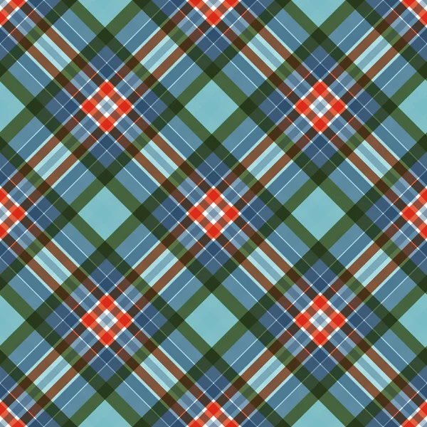 Tartan Fabric Texture Seamless Pattern Vector Illustration — Stock Vector