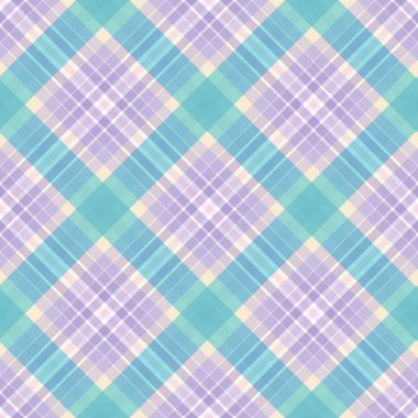 Tartan kumaş dokusu. Kusursuz desen. Vektör illüstrasyonu. 