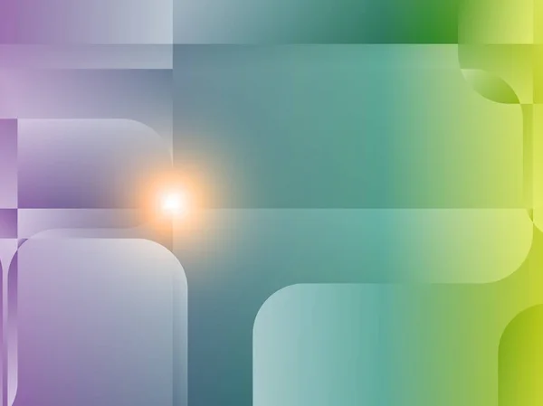 Fond Polygonal Lumineux Avec Des Effets Lumière Illustration Vectorielle — Image vectorielle