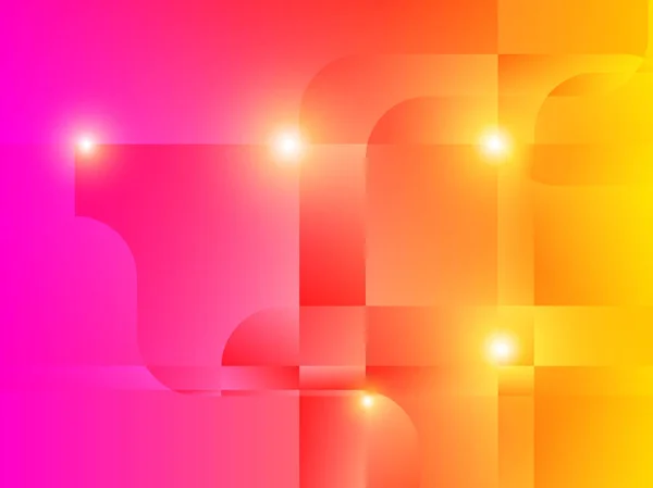 Bright Polygonal Background Light Effects Vector Illustration — Stock Vector