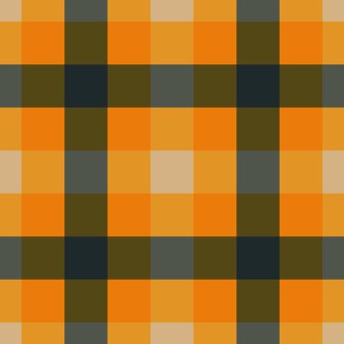 Tartan kumaş dokusu. Kusursuz desen. Vektör illüstrasyonu. 