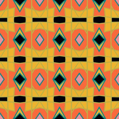 Eski usul arabesk ile kusursuz desen. Vektör illüstrasyonu.