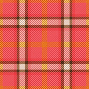 Tartan kumaş dokusu. Kusursuz desen. Vektör illüstrasyonu. 